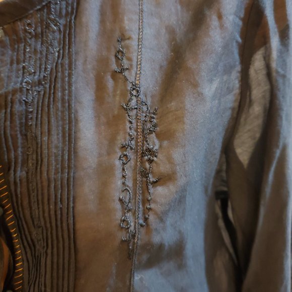 NWT Pete and Greta sheer black top small L13 - Picture 3 of 8